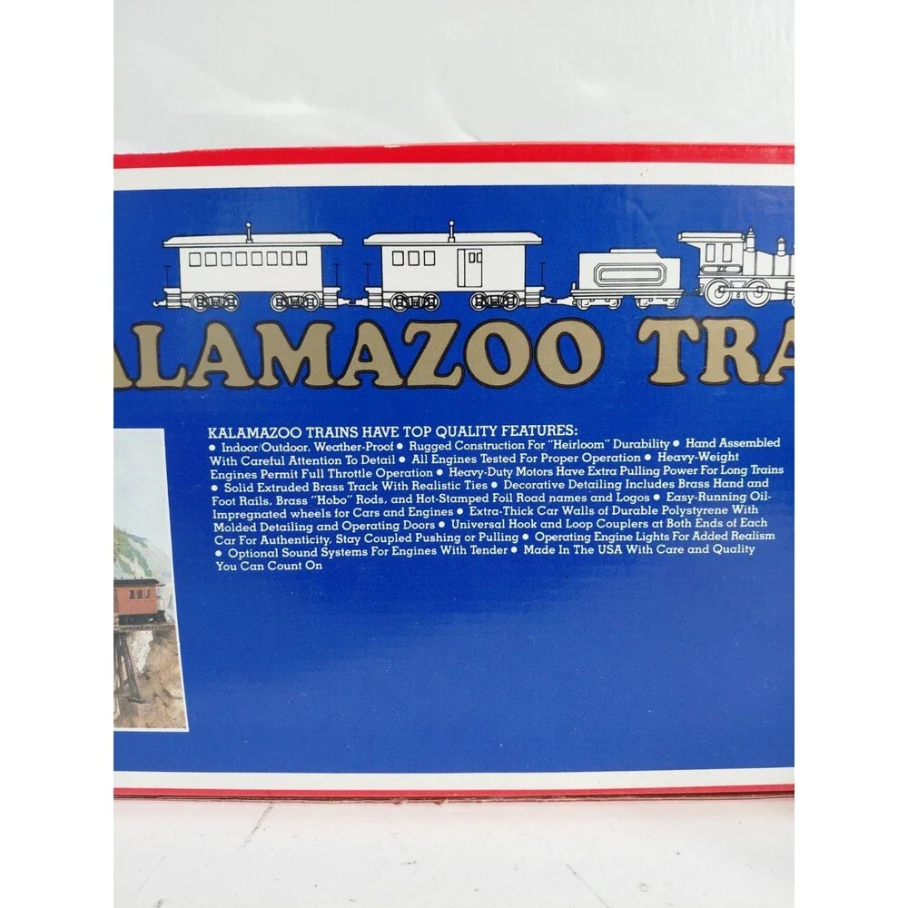 Kalamazoo Trains G Gauge Model Railroad 1992 10th Anniversary Boxcar w/Box